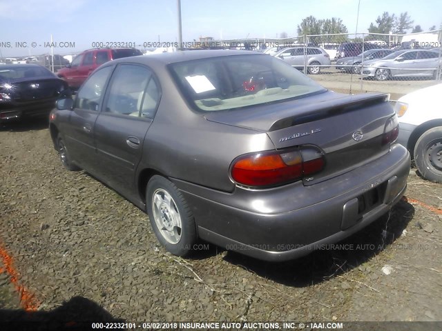 1G1NE52J32M607721 - 2002 CHEVROLET MALIBU LS 棕色 照片 3