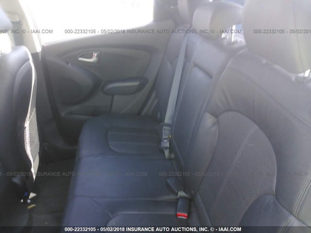 KM8JUCAC0DU562929 - 2013 HYUNDAI TUCSON GLS/LIMITED ნაცრისფერი ფოტო 8