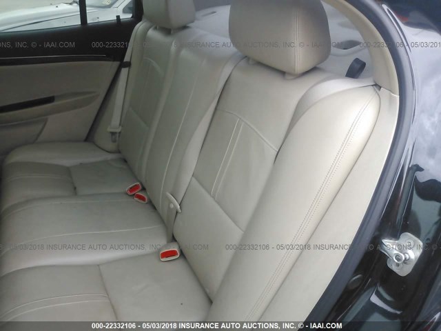 1G8ZV57748F170180 - 2008 SATURN AURA XR GRAY photo 8