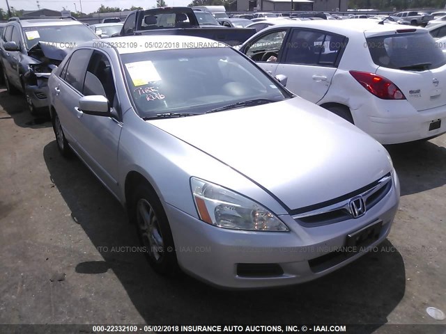 1HGCM56336A100372 - 2006 HONDA ACCORD SE SILVER photo 1