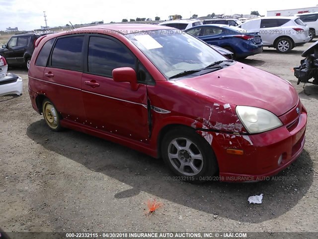 JS2RD61H845251043 - 2004 SUZUKI AERIO SX RED photo 1