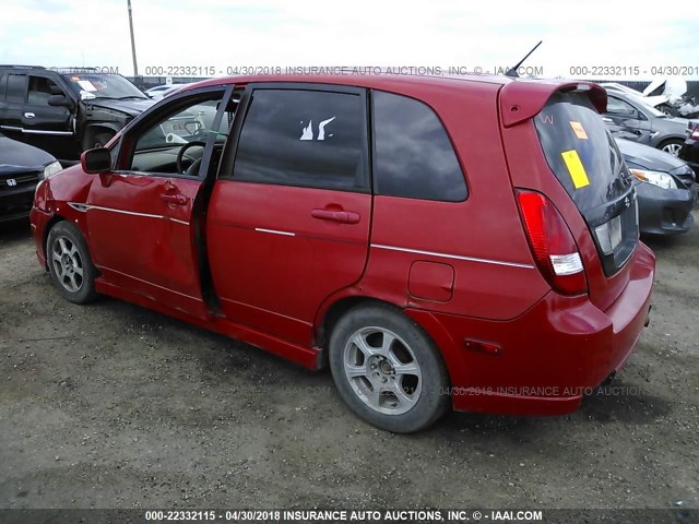 JS2RD61H845251043 - 2004 SUZUKI AERIO SX RED photo 3