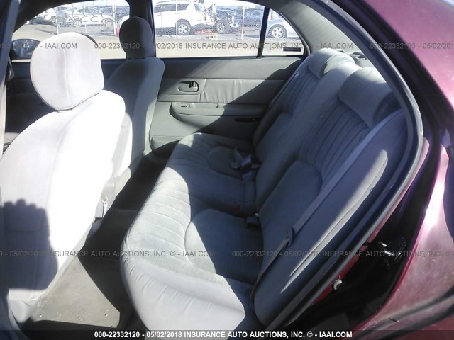 2G4WS52J7Y1154627 - 2000 BUICK CENTURY CUSTOM RED photo 8