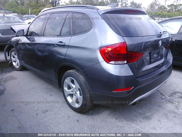 WBAVM1C53FV316671 - 2015 BMW X1 SDRIVE28I GRAY photo 3