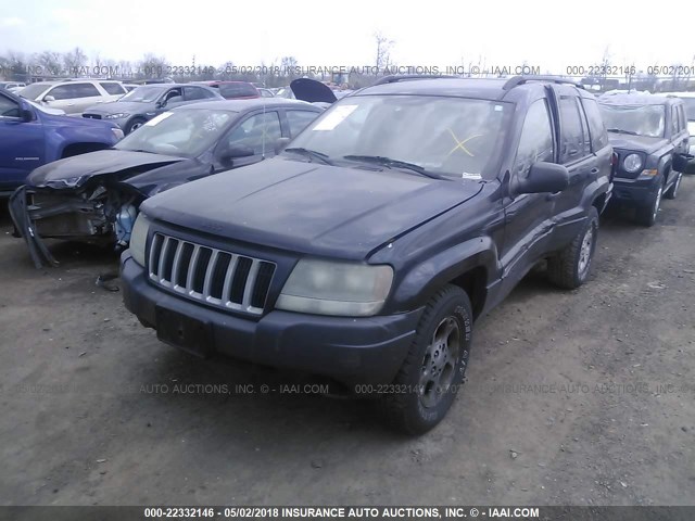 1J4GW48S34C120187 - 2004 JEEP GRAND CHEROKEE LAREDO/COLUMBIA/FREEDOM 黑色 照片 2