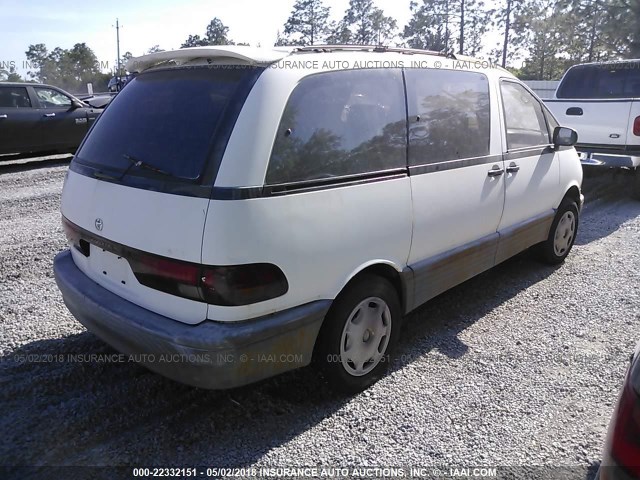 JT3AC12R5R1154471 - 1994 TOYOTA PREVIA LE WHITE photo 4