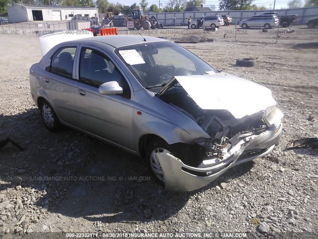 KL1TJ52614B222699 - 2004 CHEVROLET AVEO LS GRAY photo 1