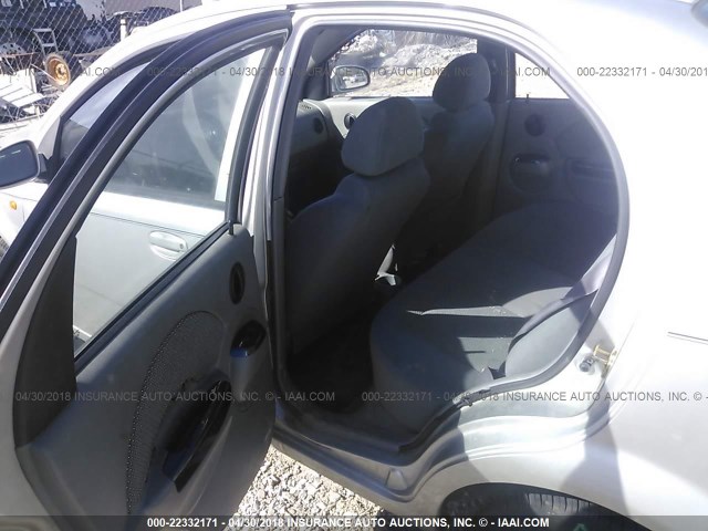 KL1TJ52614B222699 - 2004 CHEVROLET AVEO LS GRAY photo 8
