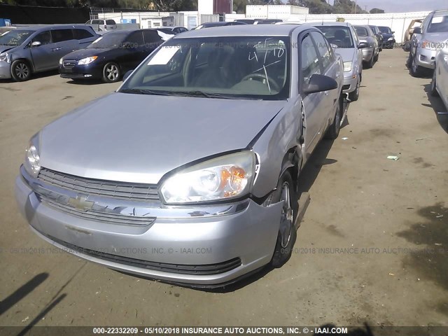 1G1ZT52885F112475 - 2005 CHEVROLET MALIBU LS ვერცხლისფერი ფოტო 2