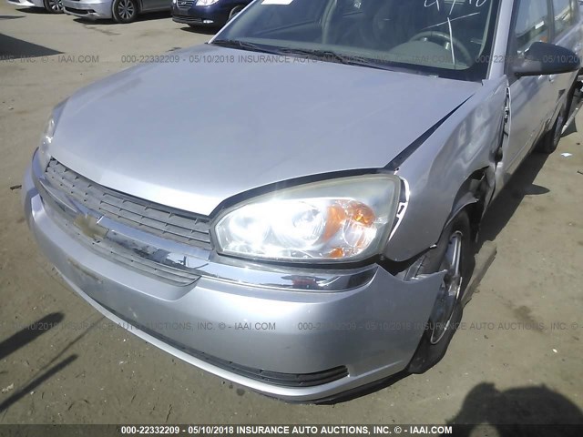 1G1ZT52885F112475 - 2005 CHEVROLET MALIBU LS ვერცხლისფერი ფოტო 6