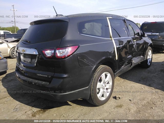 1GNKVGKD3GJ163031 - 2016 CHEVROLET TRAVERSE LT BLACK photo 4