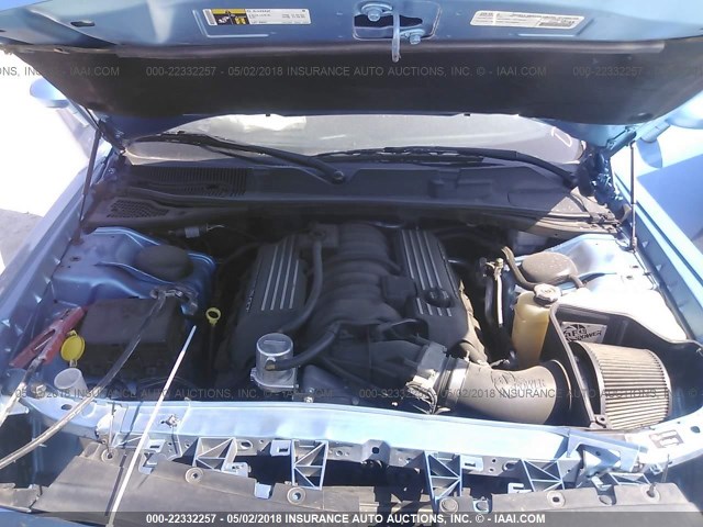 2C3CDZFJXFH798439 - 2015 DODGE CHALLENGER R/T SCAT PACK BLUE photo 10