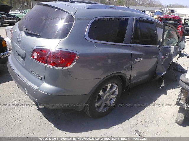 5GAEV23708J292803 - 2008 BUICK ENCLAVE CXL Light Blue photo 4