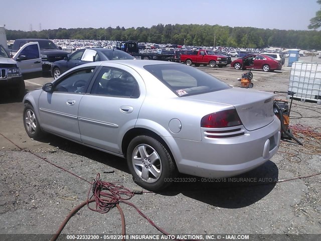 1B3EL56R62N166028 - 2002 DODGE STRATUS ES SILVER photo 3