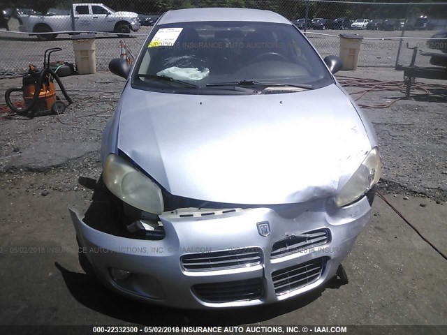 1B3EL56R62N166028 - 2002 DODGE STRATUS ES SILVER photo 6