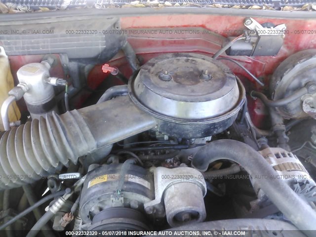 1GTEC14ZXPE521235 - 1993 GMC SIERRA C1500 RED photo 10