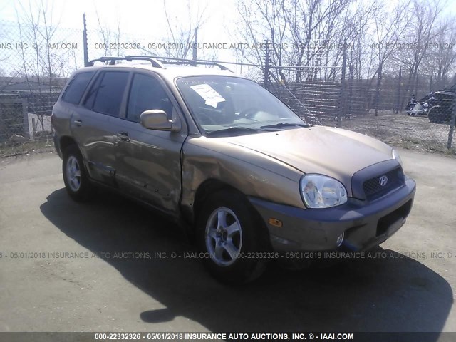 KM8SC13D73U488196 - 2003 HYUNDAI SANTA FE GLS/LX TAN photo 1