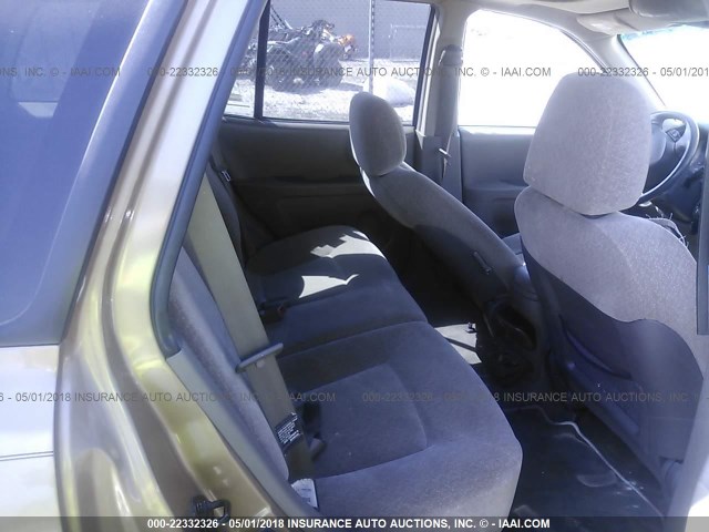 KM8SC13D73U488196 - 2003 HYUNDAI SANTA FE GLS/LX TAN photo 8