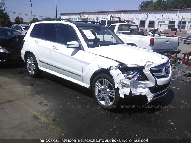 WDCGG8JB5EG333764 - 2014 MERCEDES-BENZ GLK 350 4MATIC WHITE photo 1