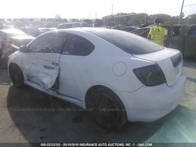 JTKDE177X60098399 - 2006 TOYOTA SCION TC 白色 照片 3