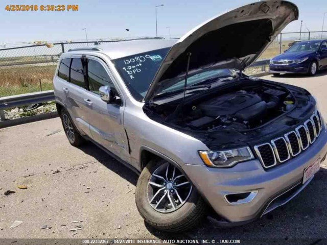 1C4RJFBG4JC243814 - 2018 JEEP GRAND CHEROKEE LIMITED GRAY photo 17