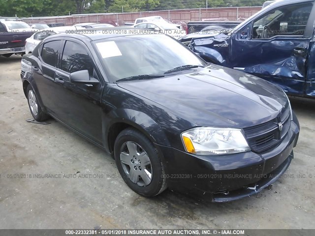 1B3CC4FB1AN186576 - 2010 DODGE AVENGER SXT BLACK photo 1