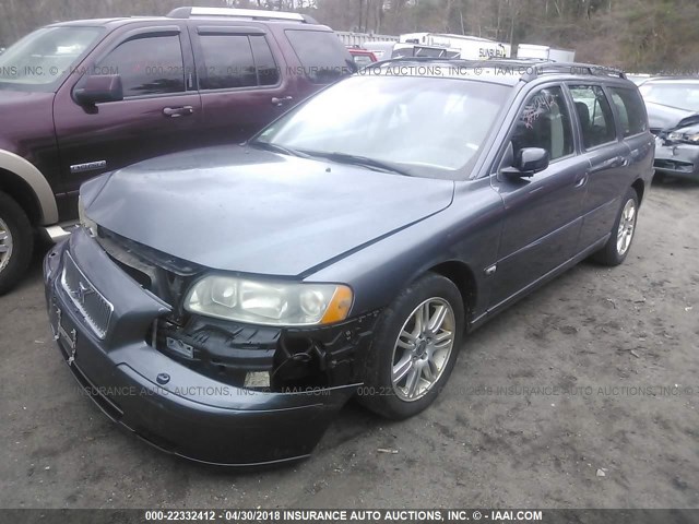 YV1SW640962574995 - 2006 VOLVO V70 GRAY photo 2