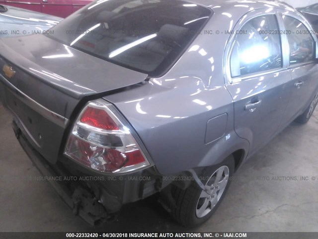 KL1TD5DE5BB138751 - 2011 CHEVROLET AVEO LS/LT 灰色 照片 4