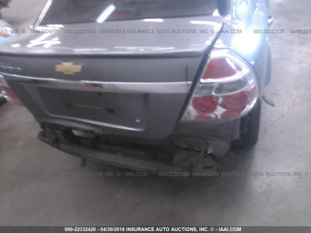 KL1TD5DE5BB138751 - 2011 CHEVROLET AVEO LS/LT 灰色 照片 6