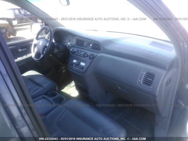 5FNRL18033B028471 - 2003 HONDA ODYSSEY EXL ნაცრისფერი ფოტო 5