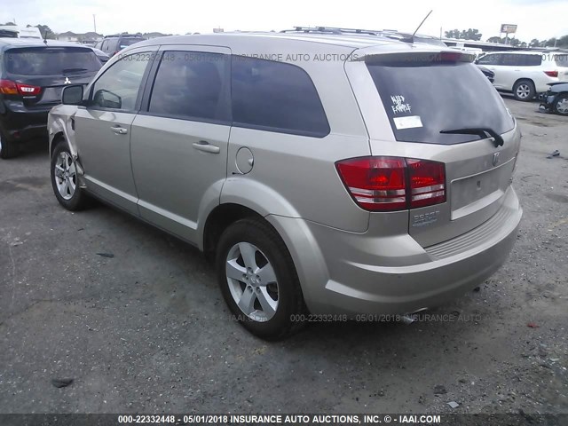 3D4GG57VX9T512537 - 2009 DODGE JOURNEY SXT GOLD photo 3