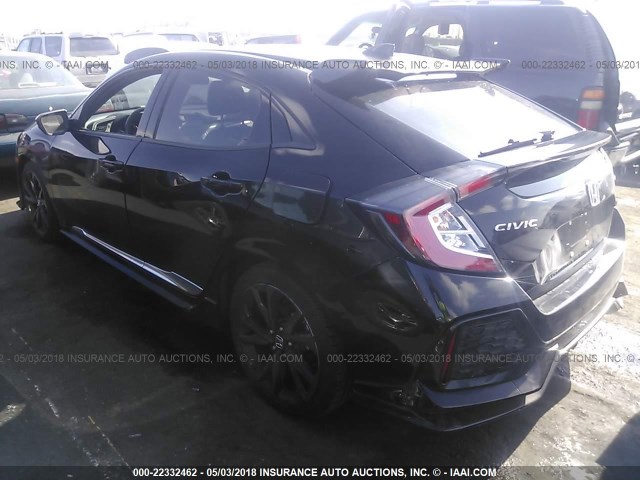 SHHFK7H40HU409468 - 2017 HONDA CIVIC SPORT Schwarz Foto 3