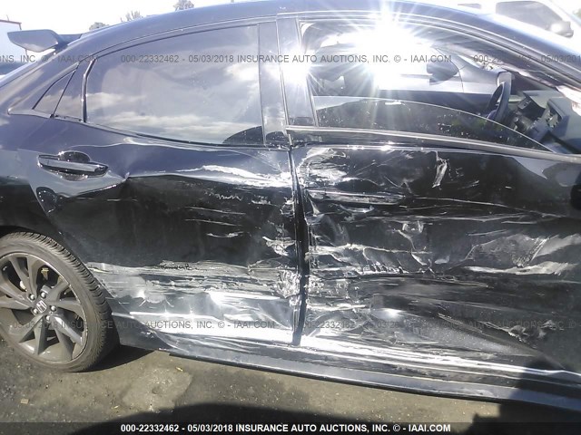 SHHFK7H40HU409468 - 2017 HONDA CIVIC SPORT Schwarz Foto 6