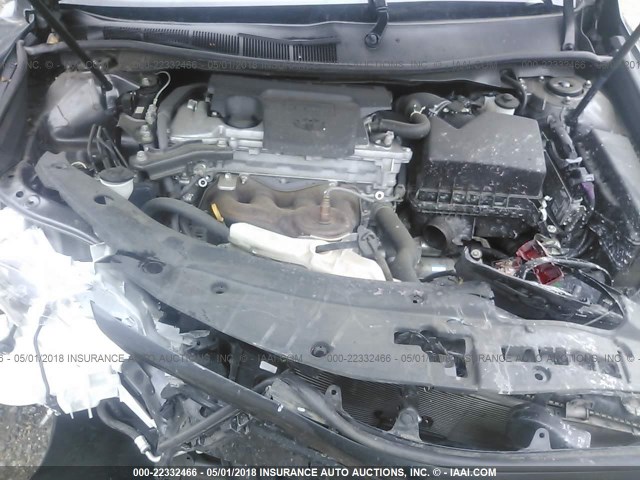 4T1BF1FK2CU195873 - 2012 TOYOTA CAMRY SE/LE/XLE GRAY photo 10