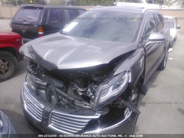 5LMTJ2DH6GUJ15042 - 2016 LINCOLN MKC SELECT ტალღისფერი ფოტო 2