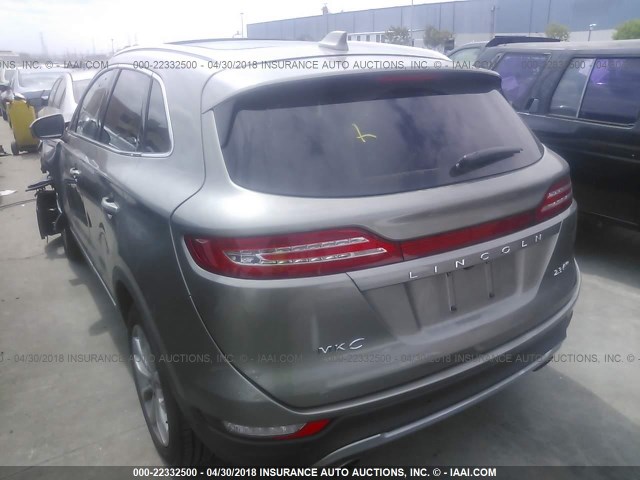 5LMTJ2DH6GUJ15042 - 2016 LINCOLN MKC SELECT ტალღისფერი ფოტო 3