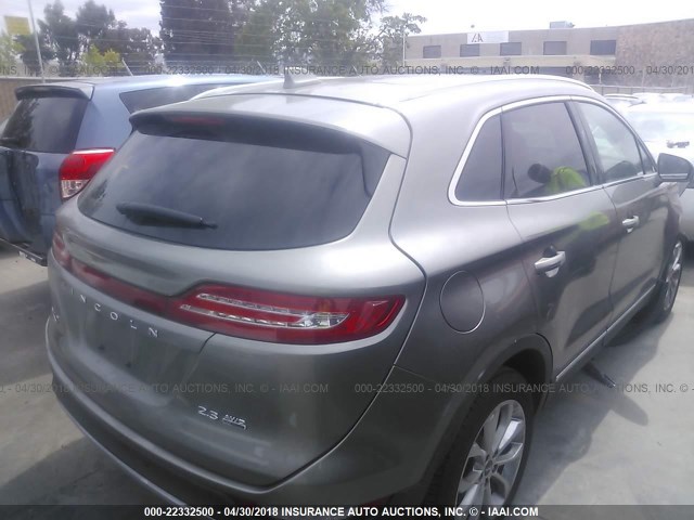 5LMTJ2DH6GUJ15042 - 2016 LINCOLN MKC SELECT ტალღისფერი ფოტო 4