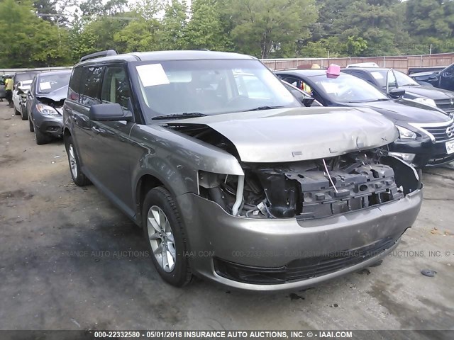 2FMGK5B80DBD23571 - 2013 FORD FLEX SE GRAY photo 1