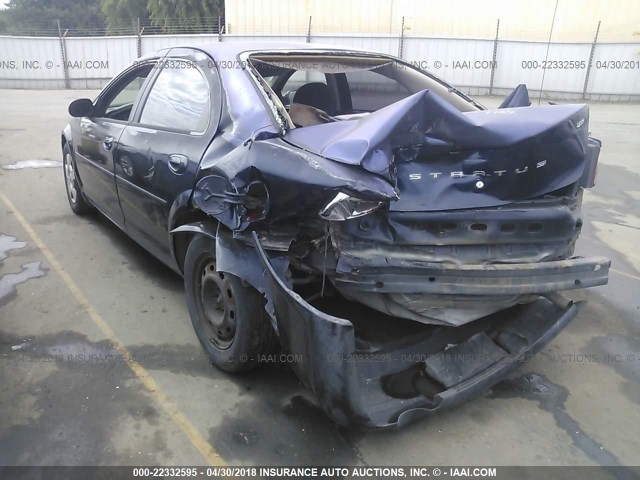 1B3EL46X84N241131 - 2004 DODGE STRATUS SXT BLUE photo 3