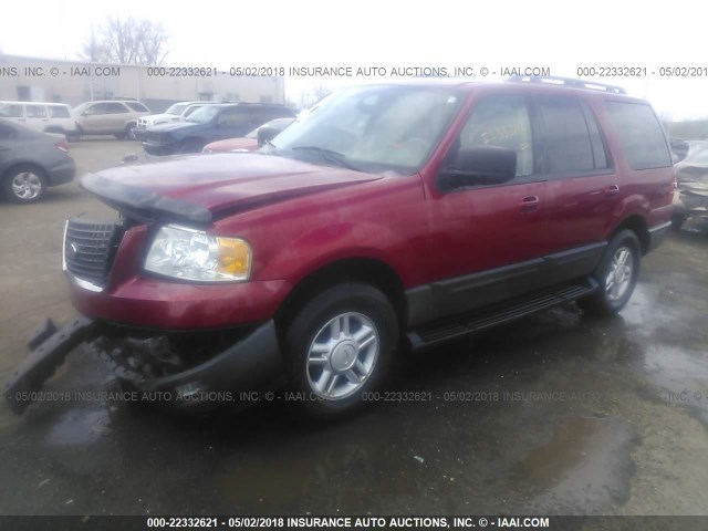 1FMPU15596LB00131 - 2006 FORD EXPEDITION XLT RED photo 2