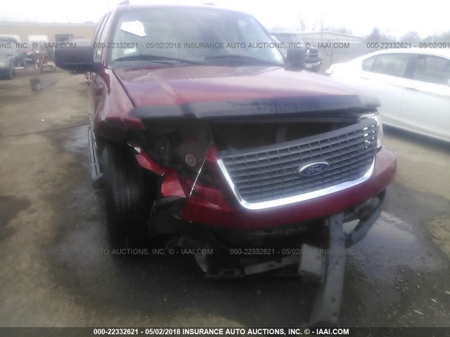 1FMPU15596LB00131 - 2006 FORD EXPEDITION XLT RED photo 6