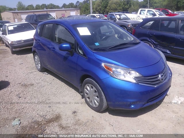 3N1CE2CP1EL396987 - 2014 NISSAN VERSA NOTE S/S PLUS/SV/SL BLUE photo 1