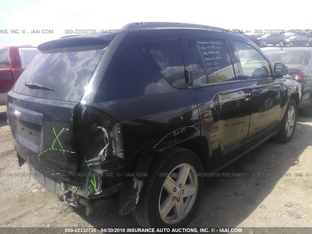 1J4FF47B89D188810 - 2009 JEEP COMPASS SPORT BLACK photo 4