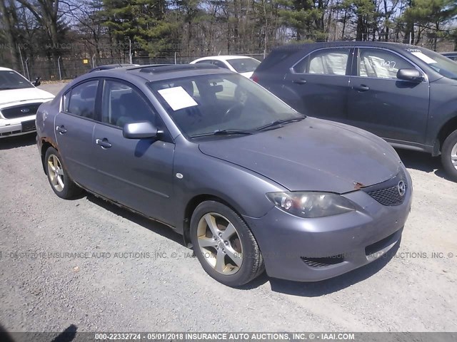 JM1BK12F251278006 - 2005 MAZDA 3 I GRAY photo 1