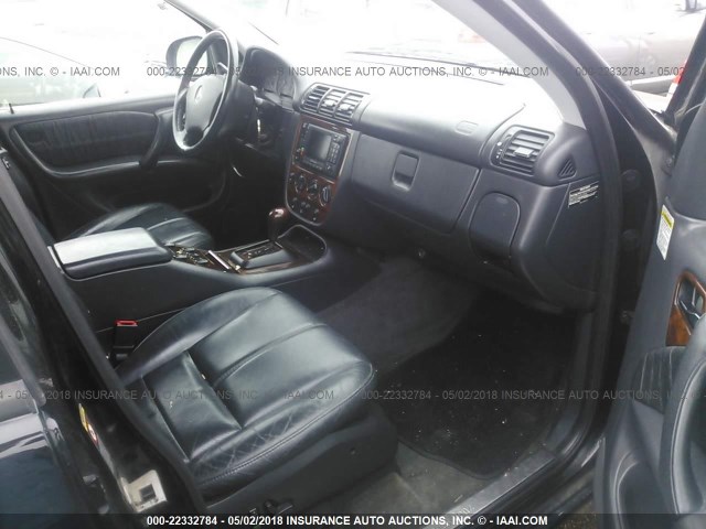 4JGAB72E11A225390 - 2001 MERCEDES-BENZ ML 430 黑色 照片 5