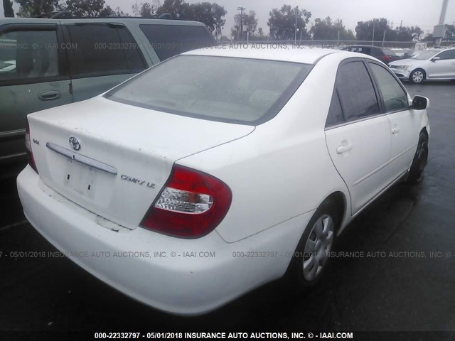 4T1BE32K03U217521 - 2003 TOYOTA CAMRY LE/XLE/SE 白色 照片 4
