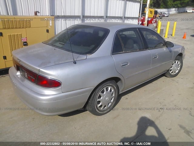 2G4WS52J141161177 - 2004 BUICK CENTURY CUSTOM SILVER photo 4