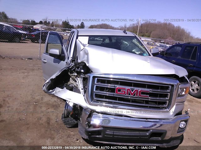 1GTV2UEC1FZ363132 - 2015 GMC SIERRA K1500 SLE SILVER photo 6