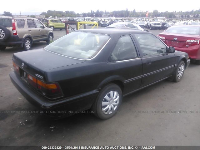 1HGCA6288KA076368 - 1989 HONDA ACCORD LXI BLACK photo 4