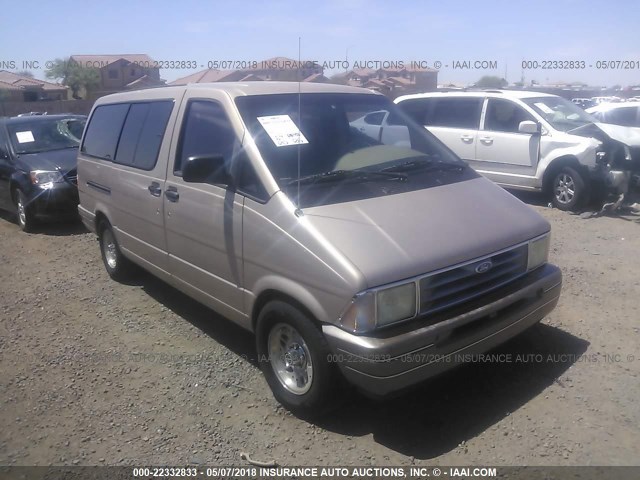 1FMDA31X3RZA91619 - 1994 FORD AEROSTAR TAN photo 1